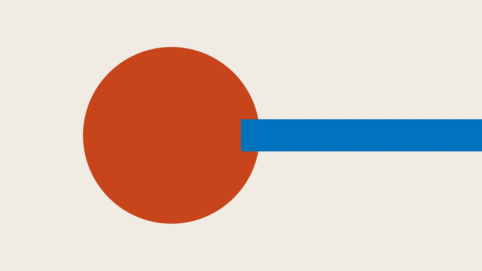 Composizione geometrica arancione e blu, segnaposto della copertina